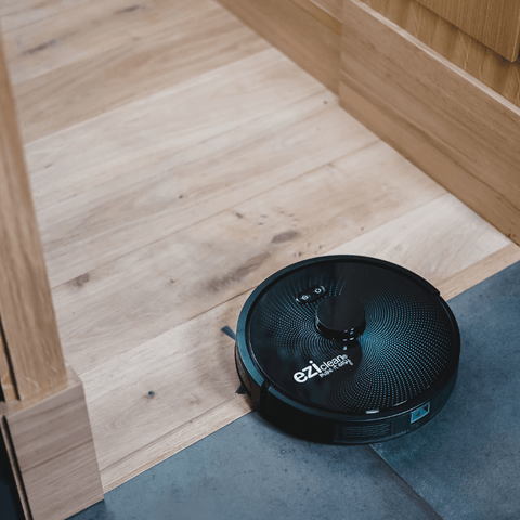 Robotstofzuiger met dweilfunctie Eziclean® Aqua Connect x850 voor dierenharen op houten vloer