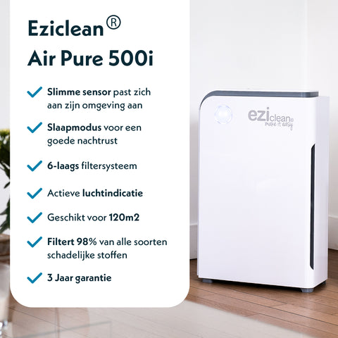 Eziclean® Air Pure 500i Luchtreiniger voordelen