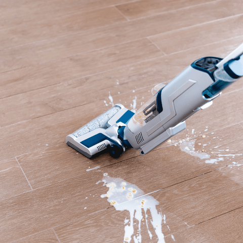 Dweilstofzuiger Eziclean® Cyclowash P410 melk schoonmaken